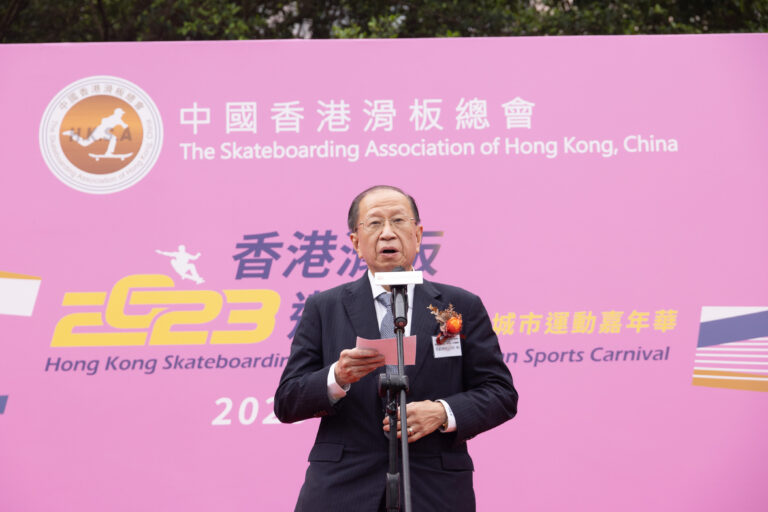 中國香港體育協會暨奧林匹克委員會名譽副會長及東京2020 奧運會中國香港代表團團長貝鈞奇先生致辭